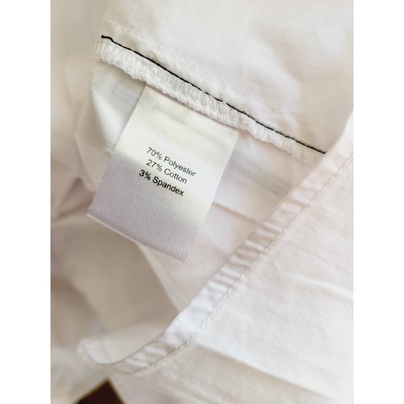 Soon Maternity Maternity Wrap V-Neck Dress Shirt - White - Picture 7 of 9